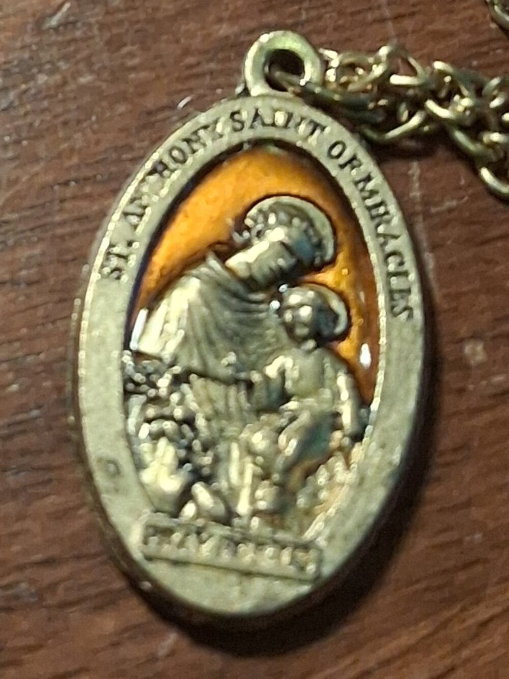 Vintage Saint Anthony of Padua Medal Necklace | Franciscan Friars of the Renewal